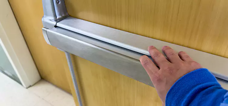 Installing a Push Bar on a Door Kent